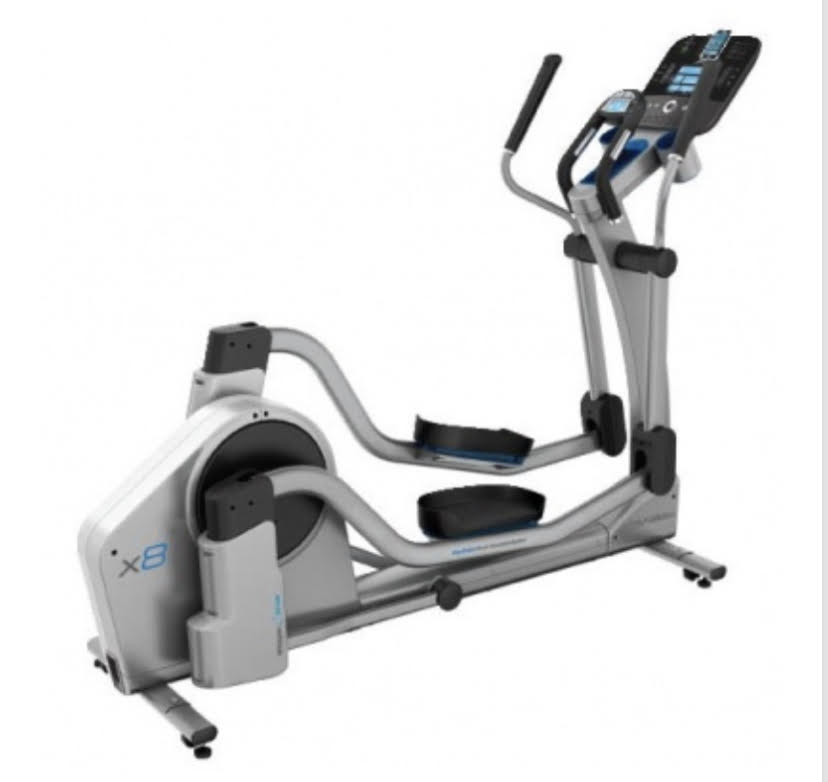 Used Life Fitness X8 with Track + Console Adjustable Stride Elliptical