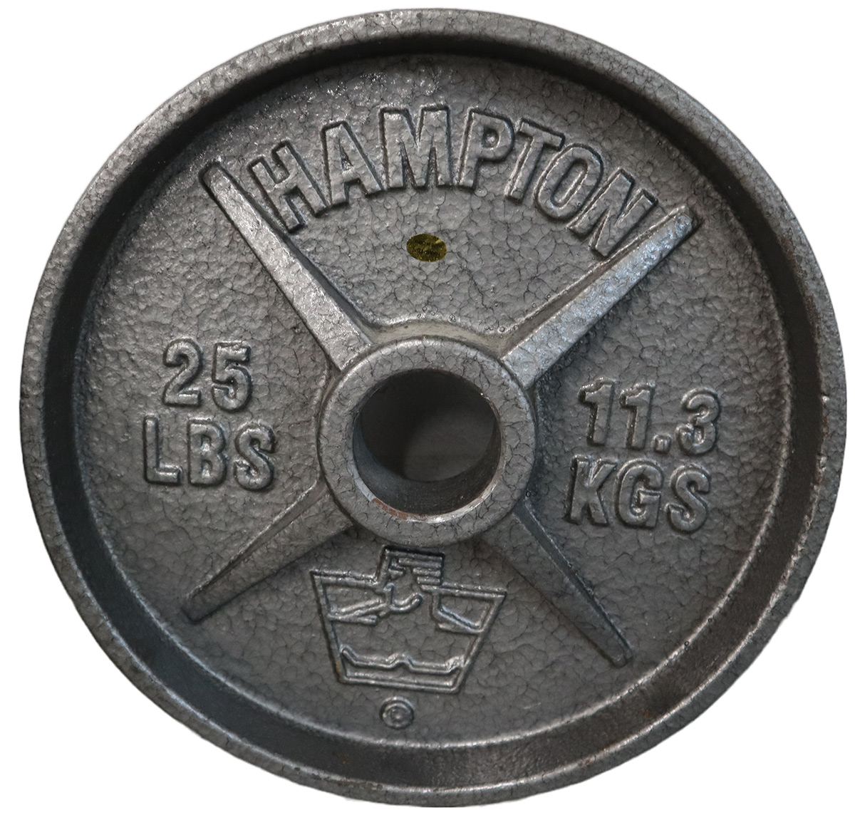 Used Hampton 25LB Olympic Plate Weight Freeweights & Accessories