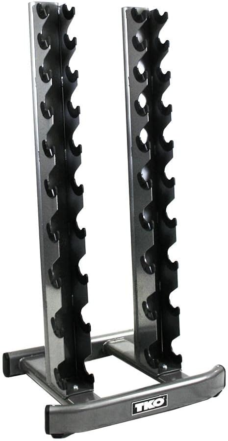 New TKO 840vdr10 10 Pair Vertical Dumbbell Rack Freeweights & Accessories