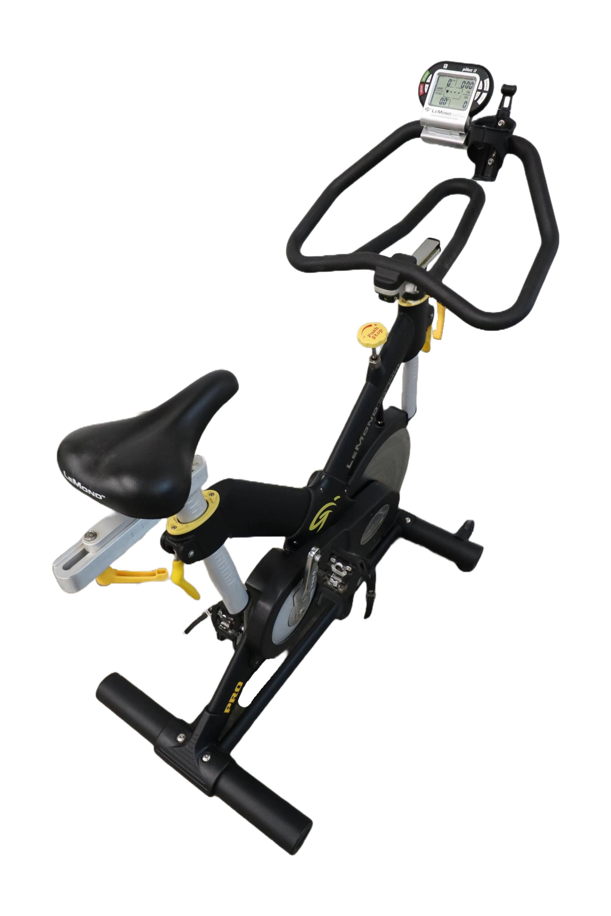Used LeMond Revmaster Pro Indoor Cycle w Pilot II Computer Display L-15300-A 19-10-A01 Upright Stationary Bike