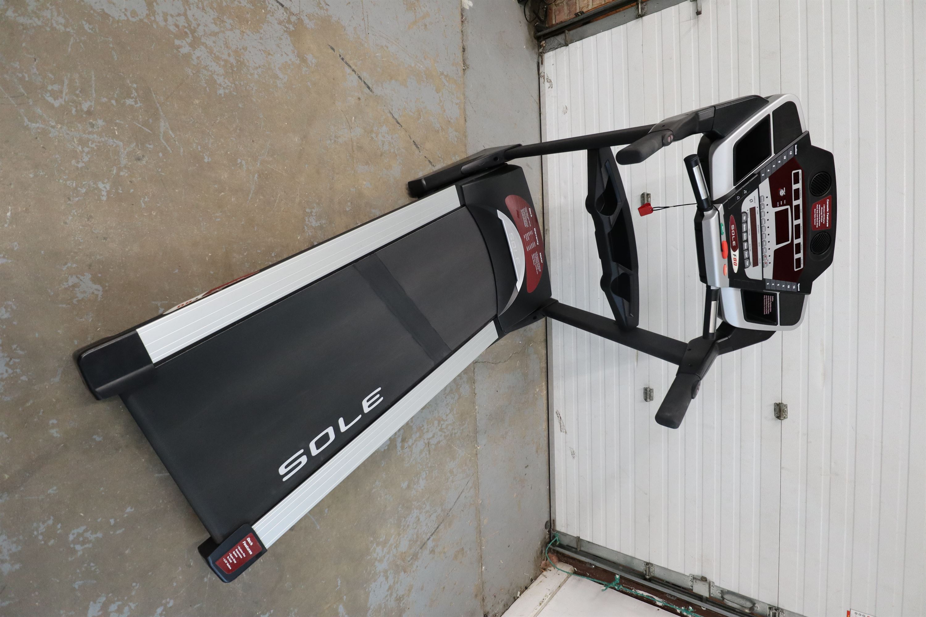 Used Sole F80 SZ210 580888 Folding Treadmill