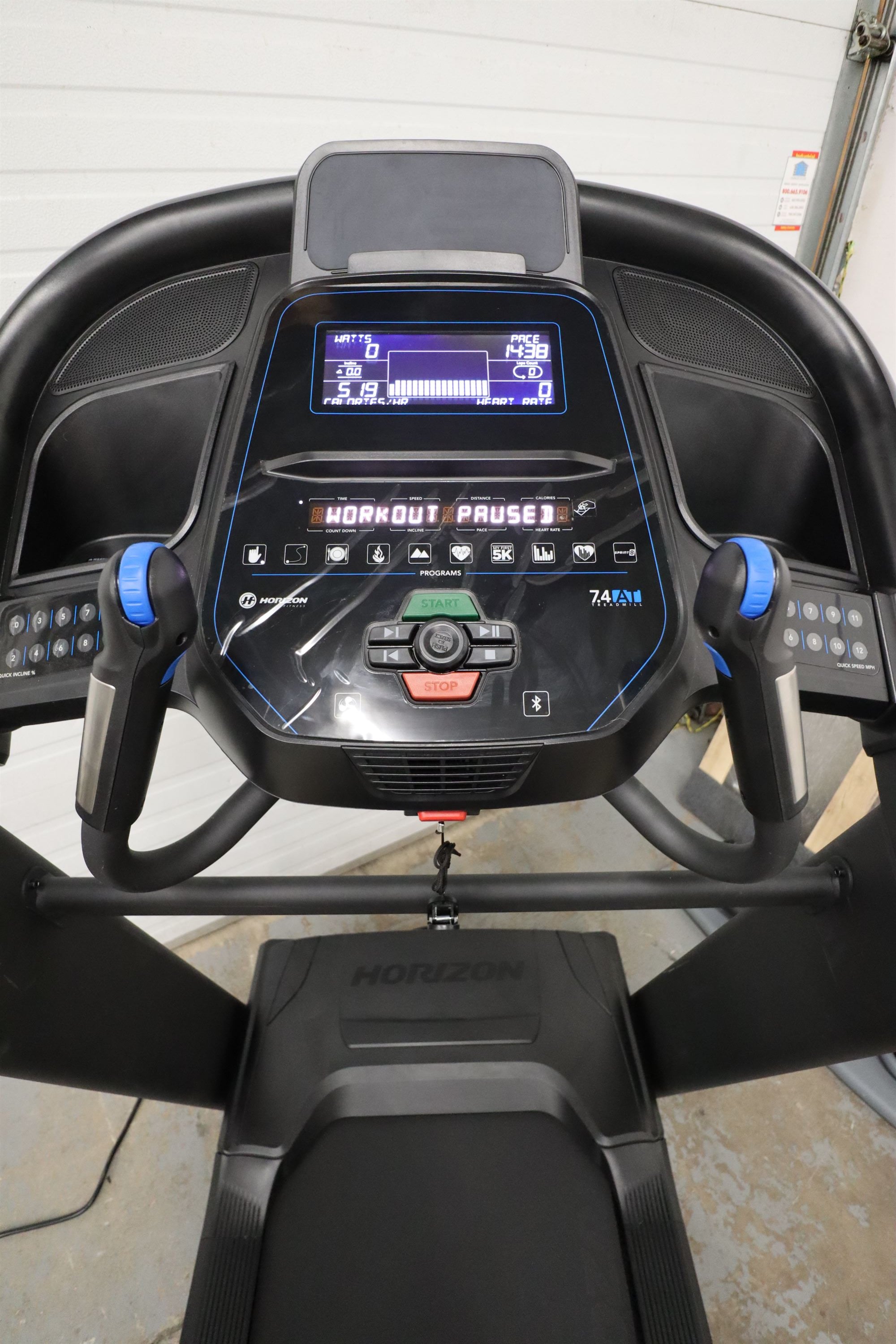 Used Horizon Fitness 7.4AT TM499G Folding Treadmill