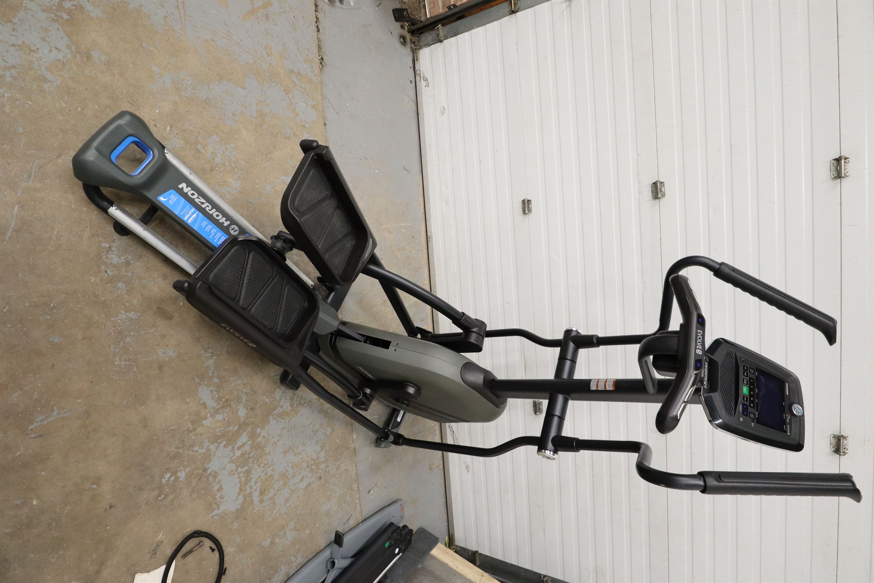 Used Horizon Fitness Evolve 5 Space Saver EP584B Folding Elliptical