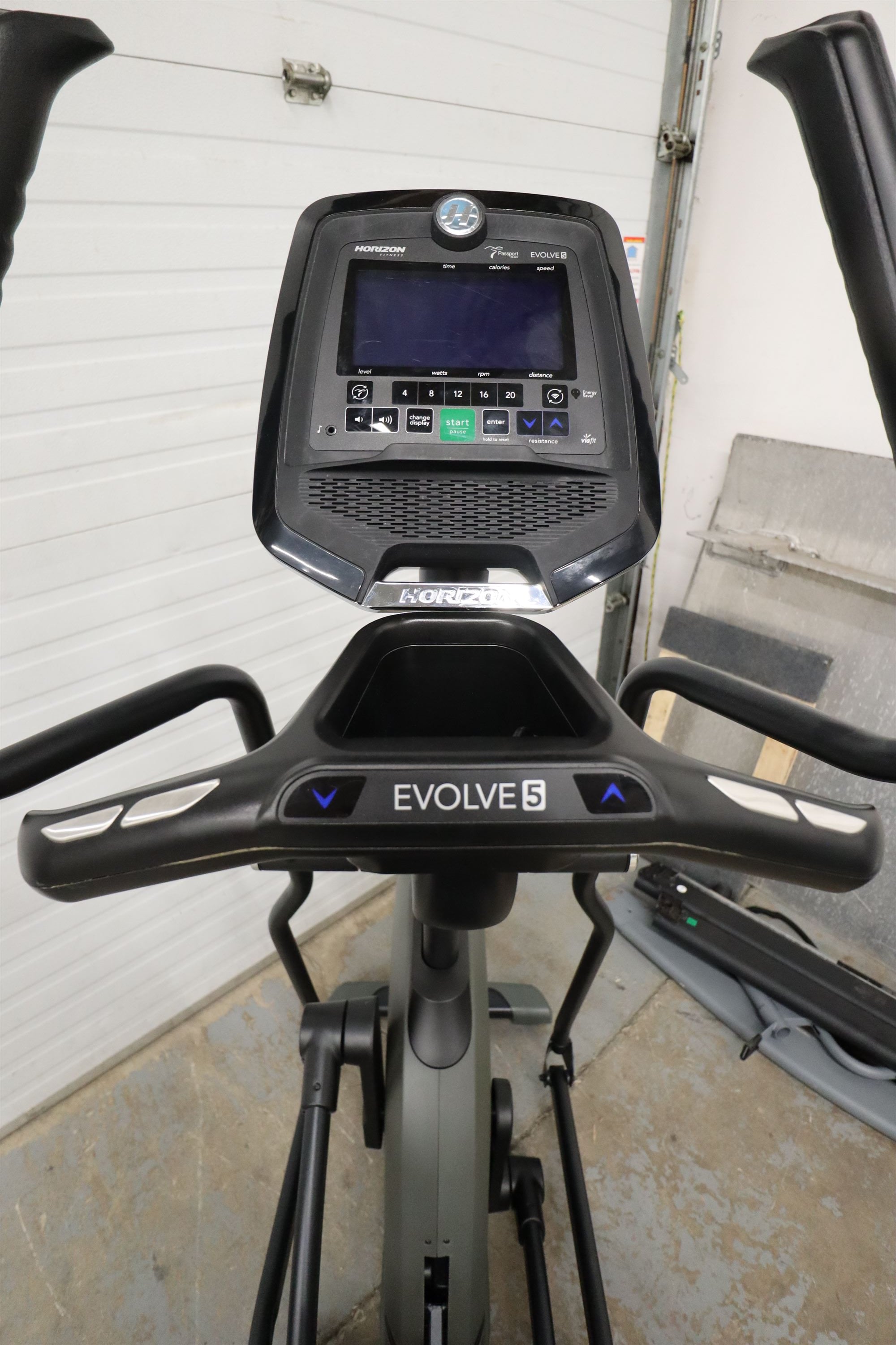 Used Horizon Fitness Evolve 5 Space Saver EP584B Folding Elliptical