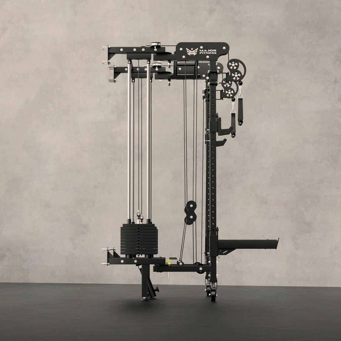 New Hydra Fitness Exchange Major Fitness Lightning F35 Pro | Wall Mounted Folding Power Rack | Functional Trainer FREE SHIPPING! Strength System