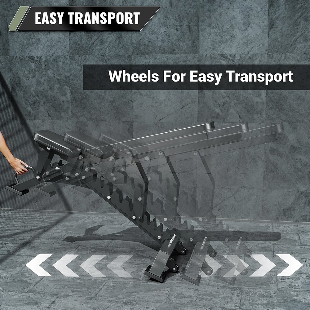 New Hydra Fitness Exchange Major Fitness Adjustable Bench | 1300Lbs Capacity Weight Bench PLT01 FREE SHIPPING Strength System