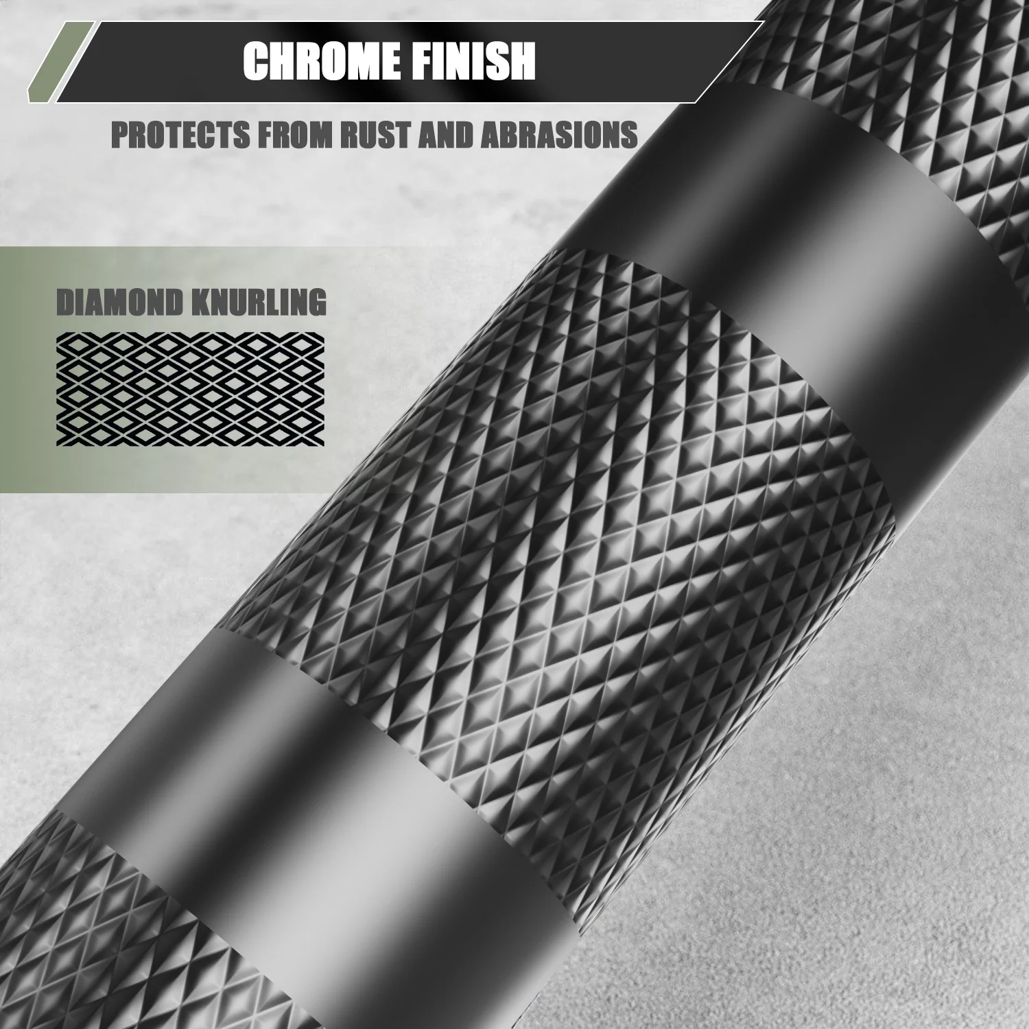 New Major Fitness 7ft 20kg Home Gym Barbell Black Strength System