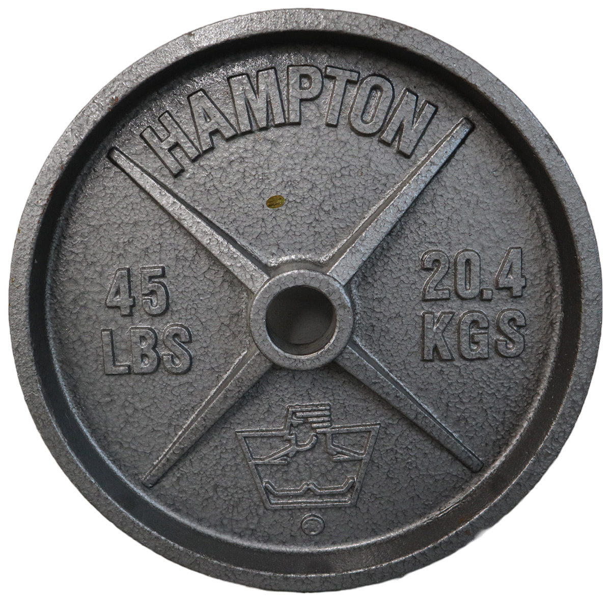 Used Hampton 45LB Olympic Plate Weight Freeweights & Accessories