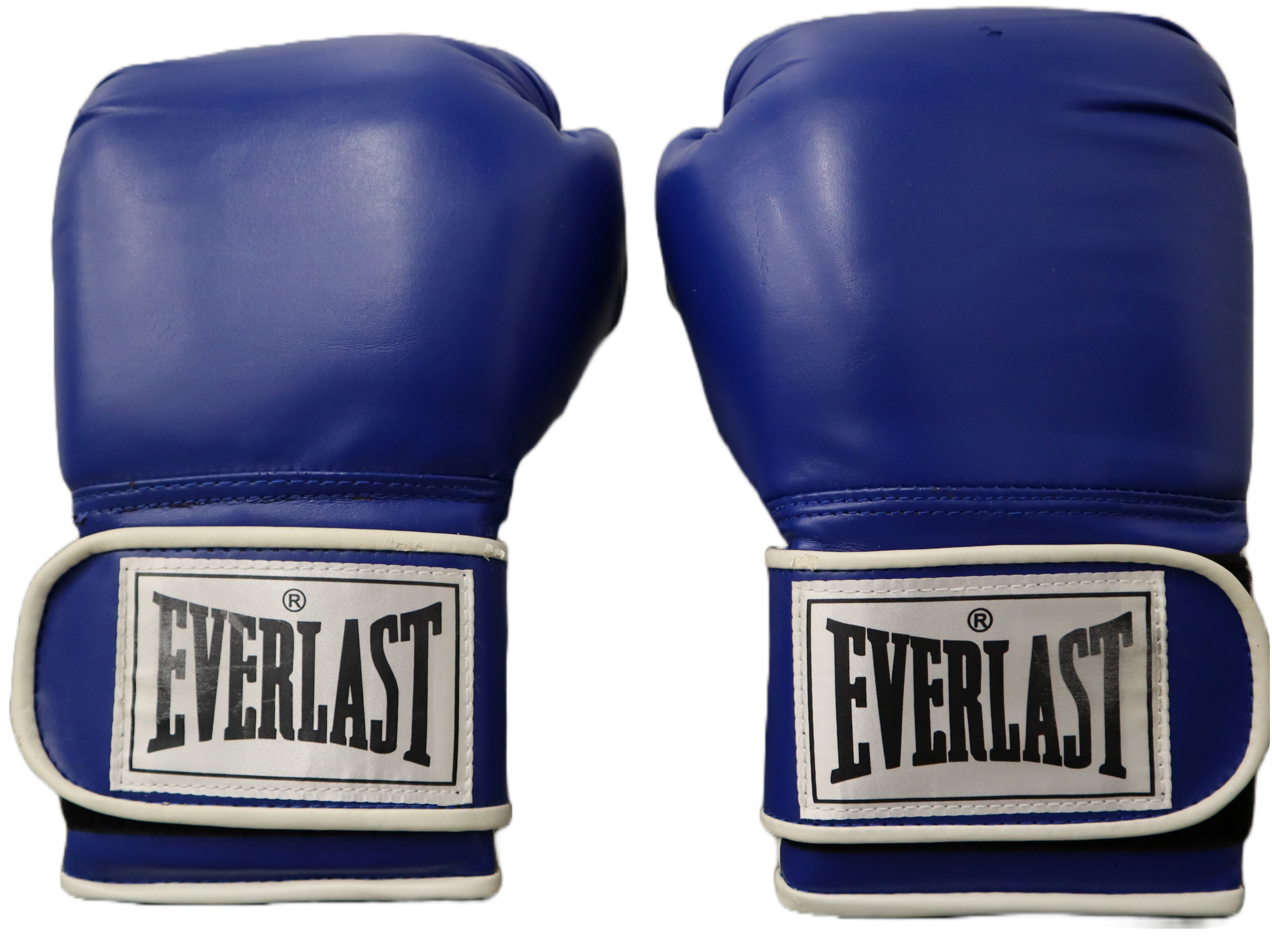 Used Everlast Blue Boxing Gloves Freeweights & Accessories