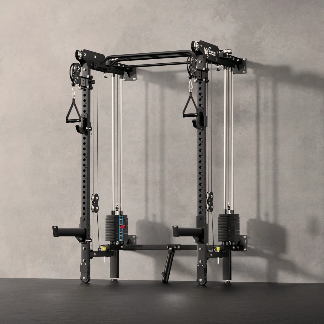 New Hydra Fitness Exchange Major Fitness Lightning F35 Pro | Wall Mounted Folding Power Rack | Functional Trainer FREE SHIPPING! Strength System