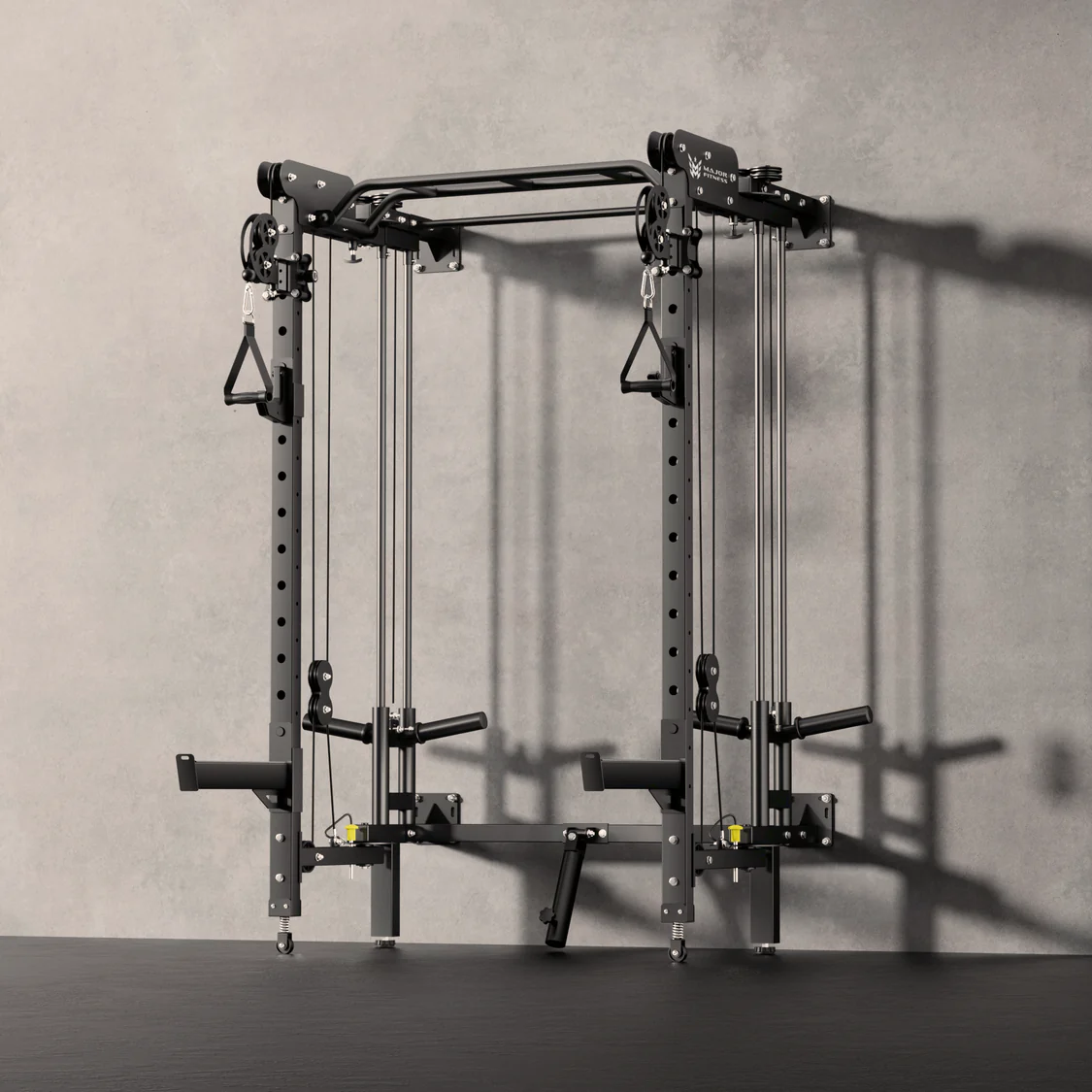 New Hydra Fitness Exchange Major Fitness F35 Standard All-In-One Home Gym | Wall-Mount Folding Power Rack | Plate Loaded FREE SHIPPING! Strength System