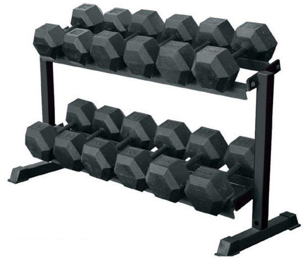 New Freeweights Pro-Hex Dumbbell Rack 2 Tier - Holds 10 Pairs Of Dumbbells - Dumbbells Sold Separately York Freeweight
