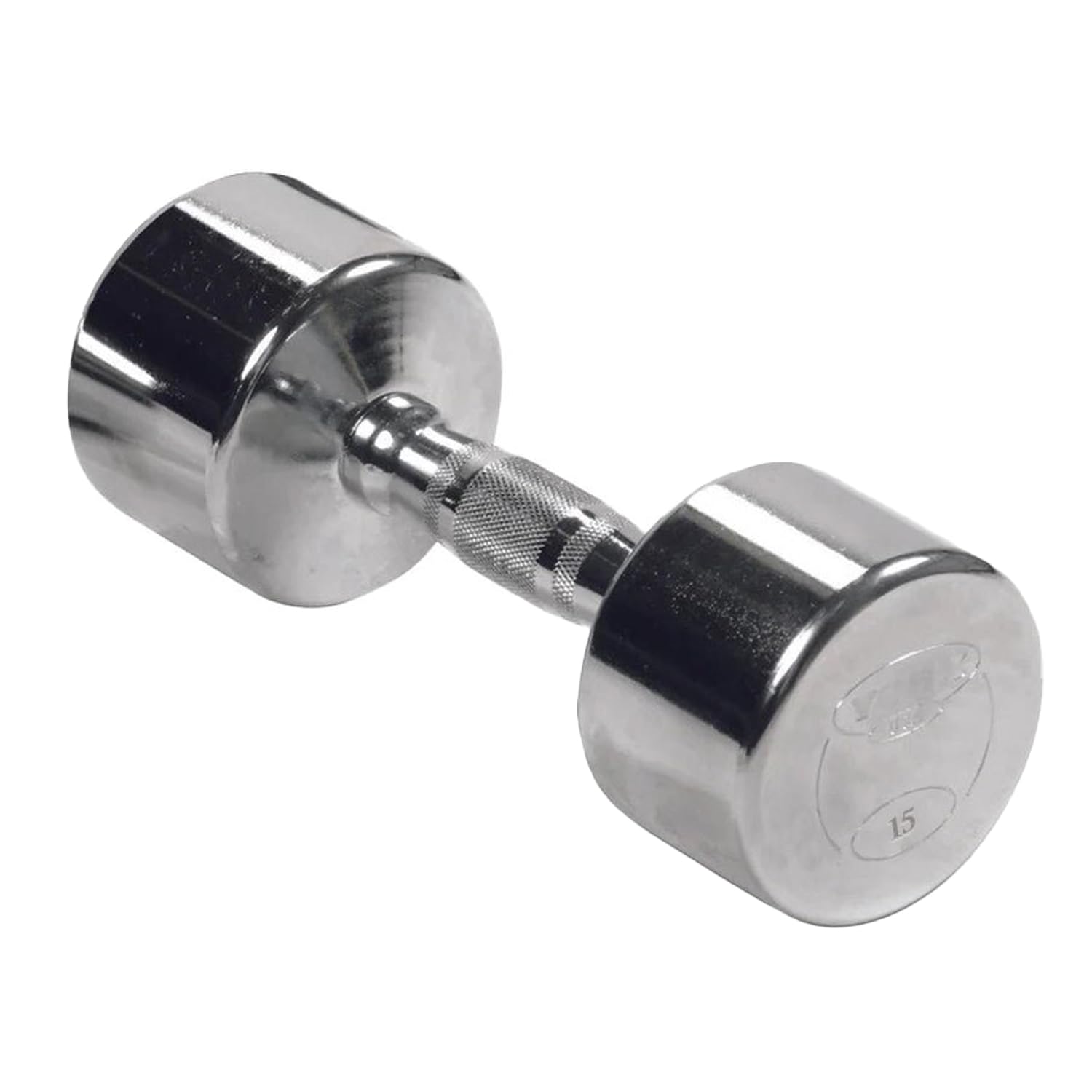 New Freeweights York Barbell Professional Chrome Dumbbell with Ergo Grip, Heavy-Duty Solid Steel Knurled Handles, Hand Weights for Exercise Muscle Toning Home Gym Workout and Fitness Training - 35lb Pak of 1 York Freeweight