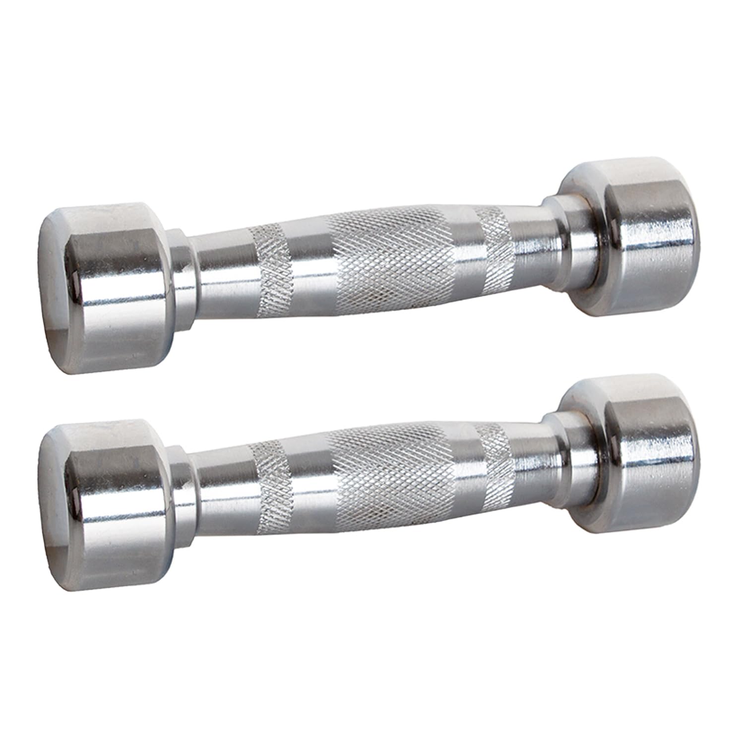 New Freeweights Barbell Professional Chrome Dumbbell with Ergo Grip, Heavy-Duty Solid Steel Knurled Handles, Hand Weights for Exercise Muscle Toning Home Gym Workout and Fitness Training - 2.5 LB Pak of 2 York Freeweight