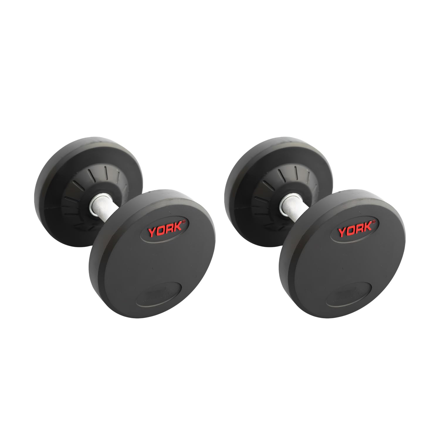 Pro Style 140lb Dumbbells (Pair) &ndash; Rubber Coated, 30mm Knurled Chrome Handles