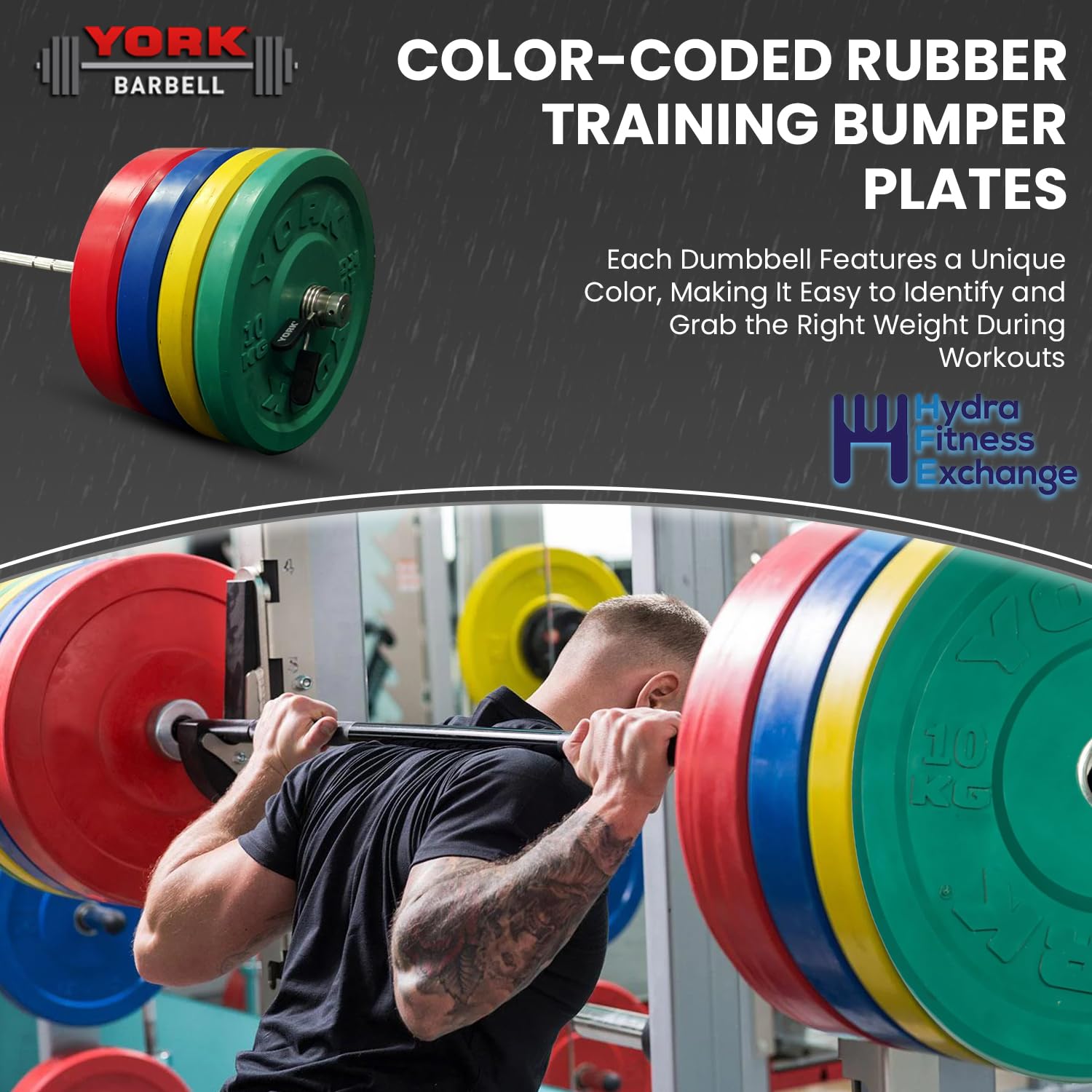 New York Barbell Blue 35 lb Bumper Plate &ndash; 2&rdquo; Olympic Rubber Training Plate York Freeweight