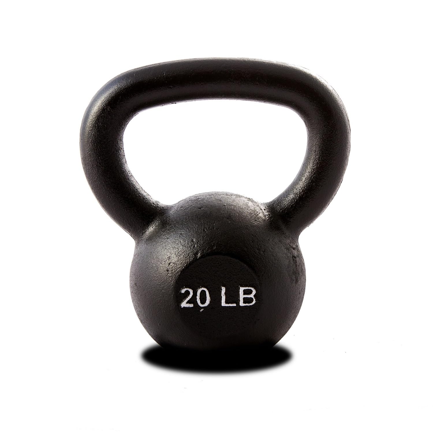 Cast Iron Kettlebell 20LB | Matte Black | Strength & CrossFit