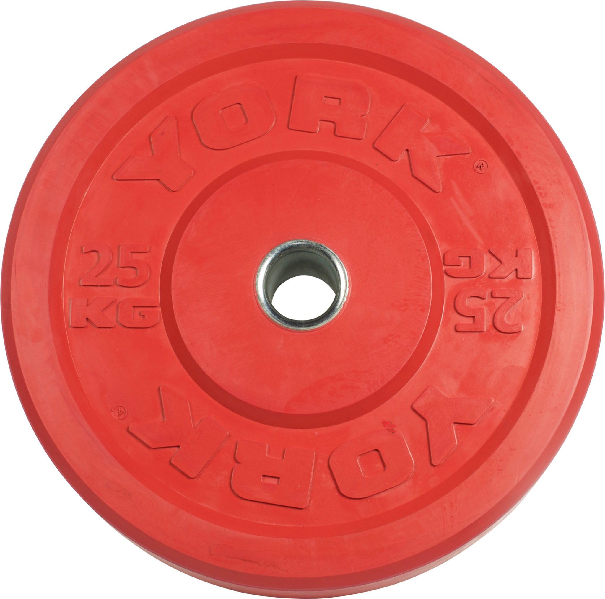 Barbell 25KG Red Training Bumper Plate | Rubber Olympic Weight Plate