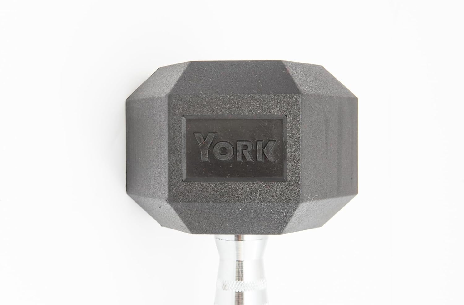 New York Barbell 45LB Hex Dumbbell Set &ndash; Rubber Coated Fixed Weight, Pack of 2 York Freeweight