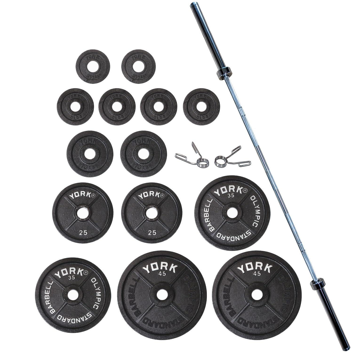 Legacy Cast Iron Olympic Plate Set 1500lb Capacity