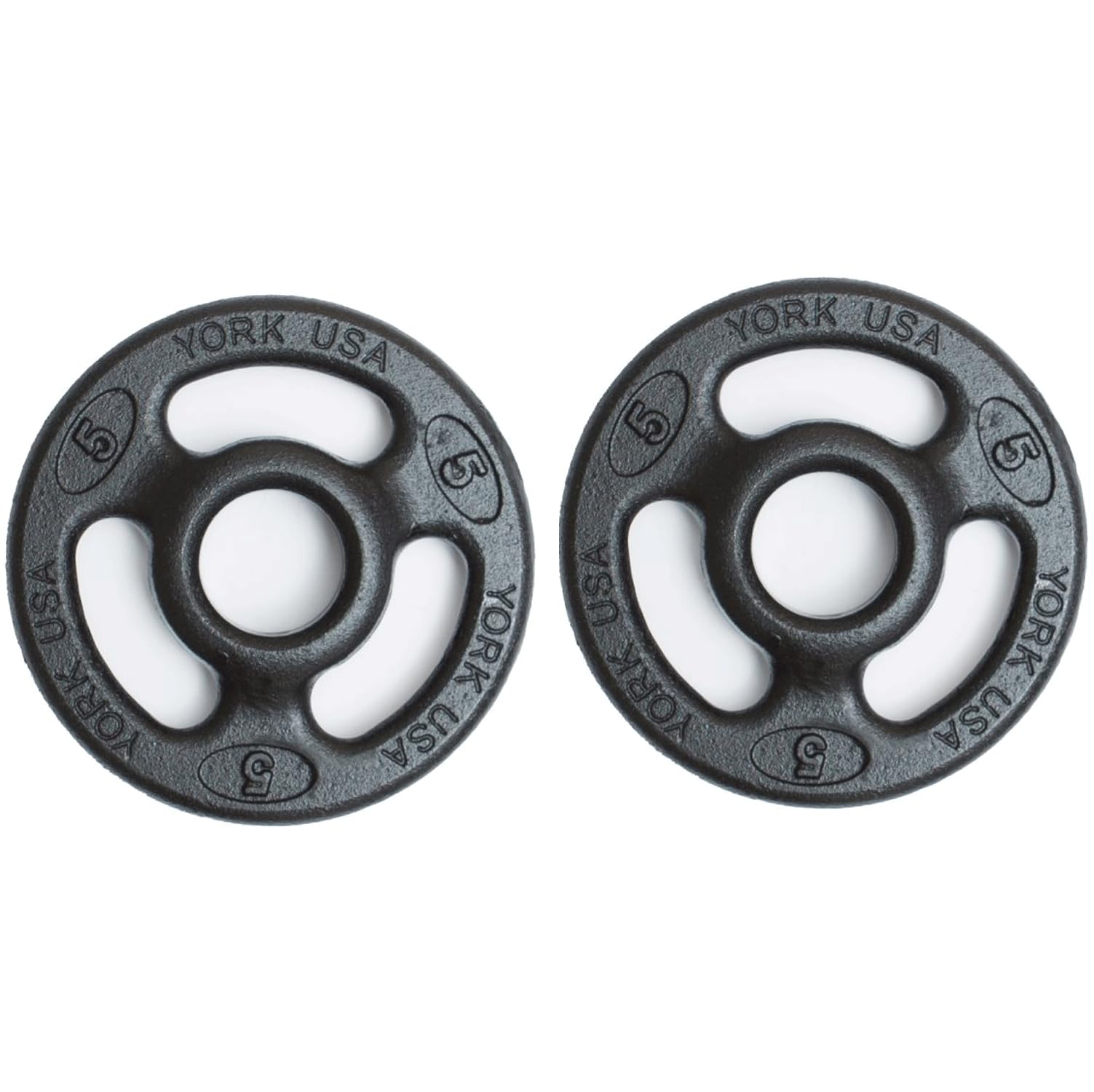 Barbell 5 lb ISO-Grip Olympic Plates Pair