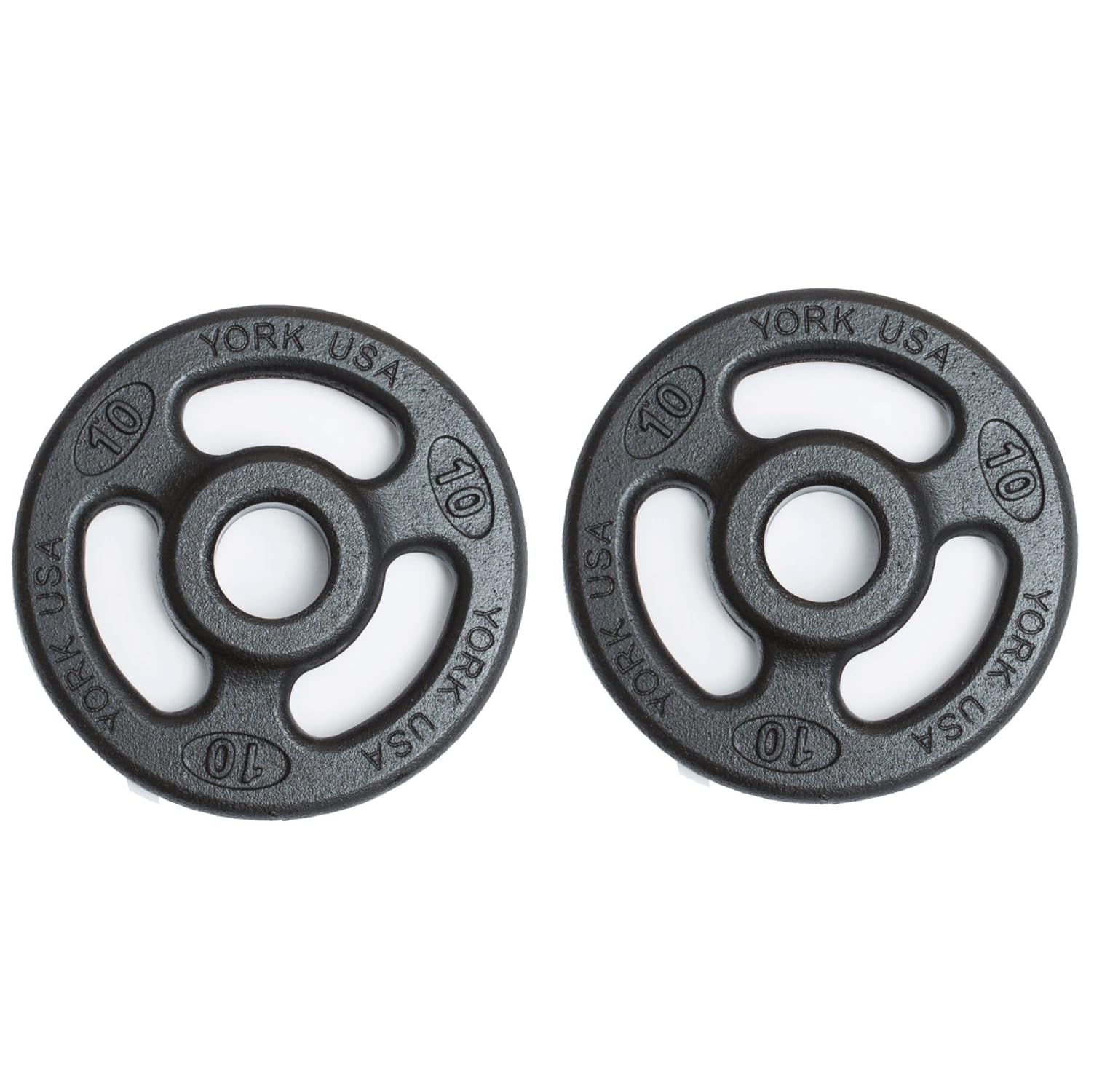 Barbell 10 lb ISO-Grip Olympic Plates Pair