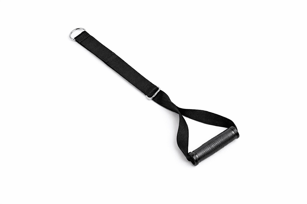 Adjustable Strap Handle Stirrup For Cable Home Gym 37x140mm 340mm