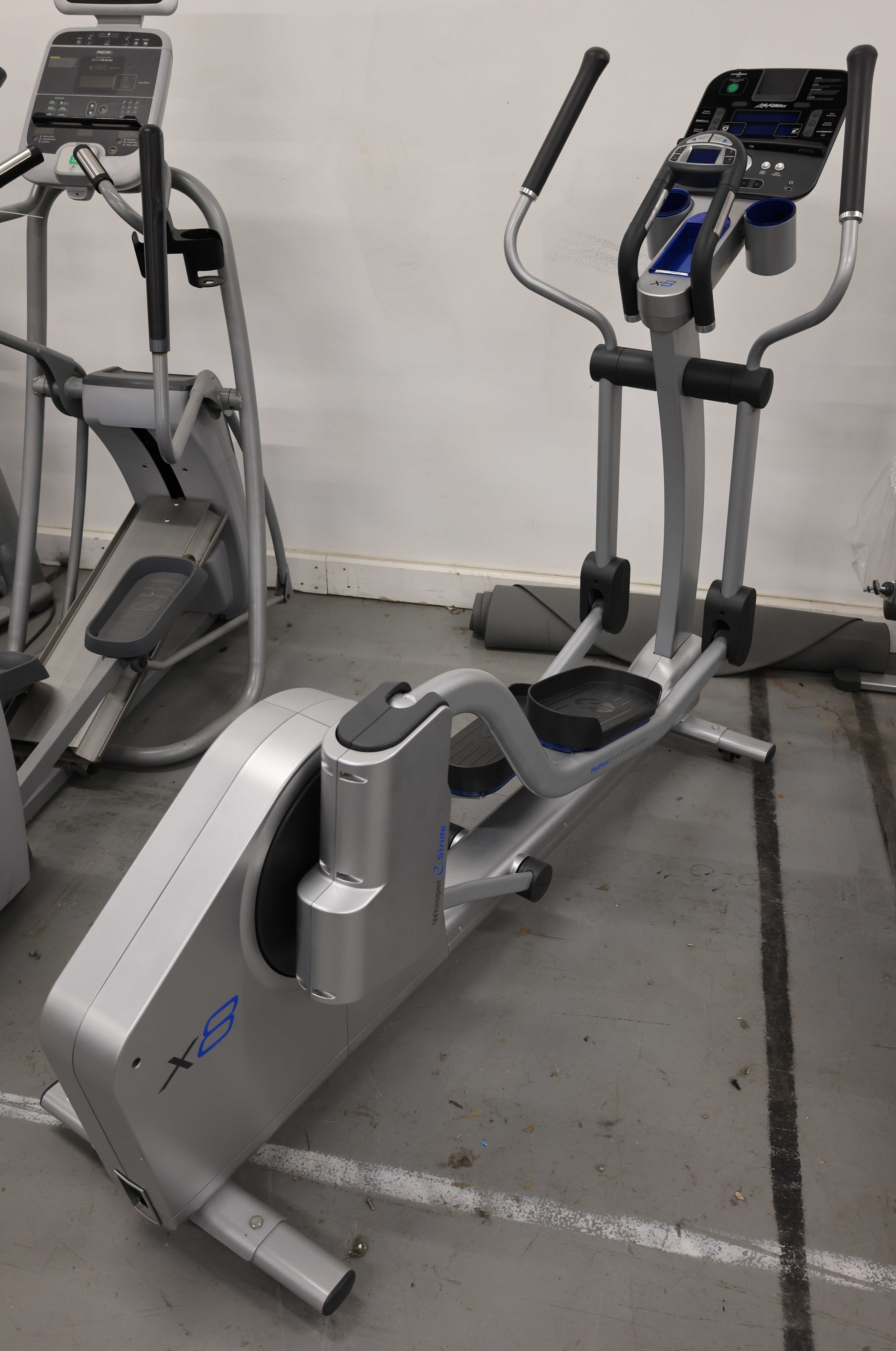 Used Life Fitness X8 with Track + Console Adjustable Stride Elliptical
