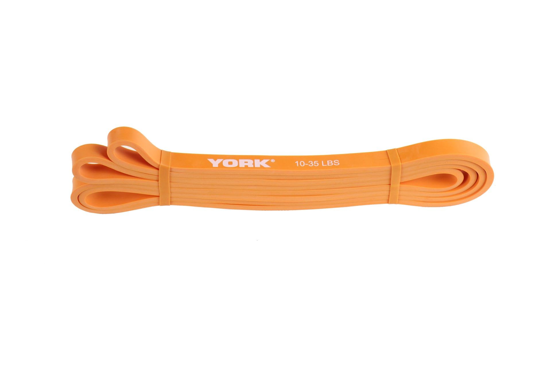 Barbell 13mm Pull Up Resistance Band 10&ndash;35lbs Orange &ndash; Heavy Duty Workout Band