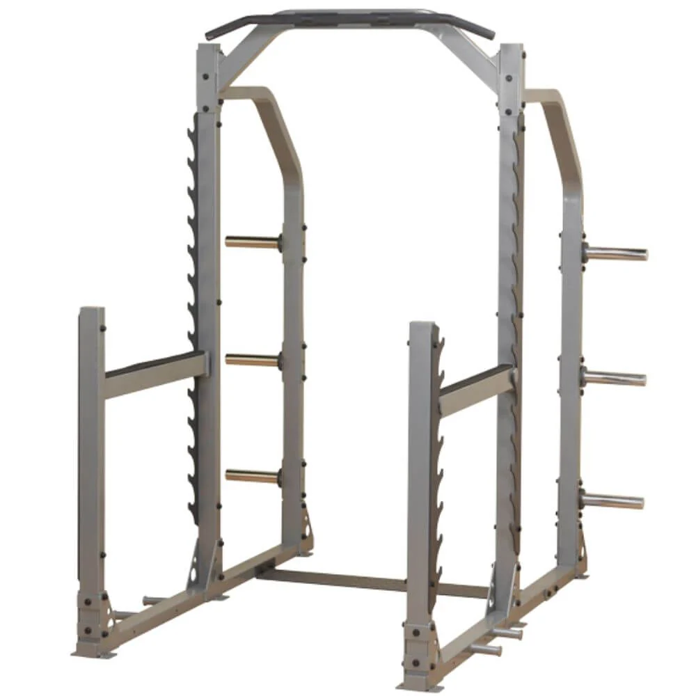Used body-solid Pro Clubline Multi Squat Rack SMR1000 005051 Home Gym Strength System