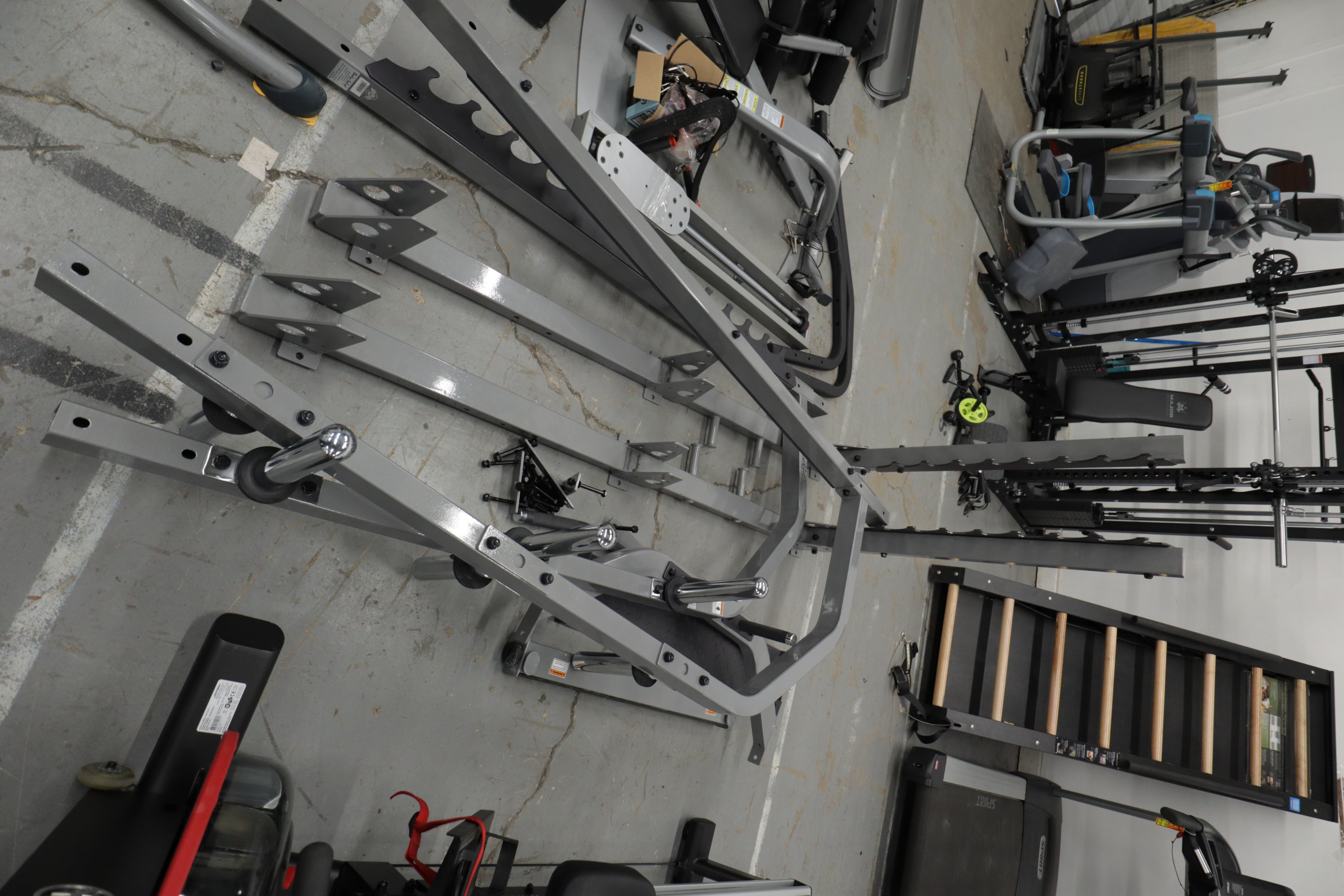 Used body-solid Pro Clubline Multi Squat Rack SMR1000 005051 Home Gym Strength System