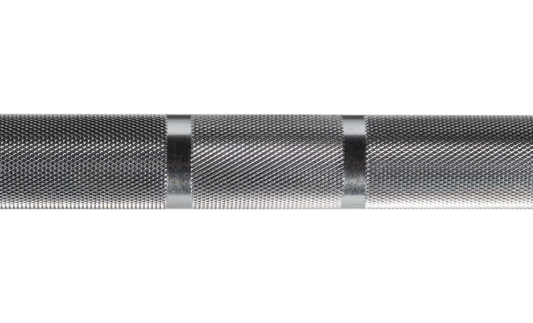 New York Men's North American Chrome Olympic Training Weight Bar – 28 mm, Needle Bearing, 44 lbs York Freeweight