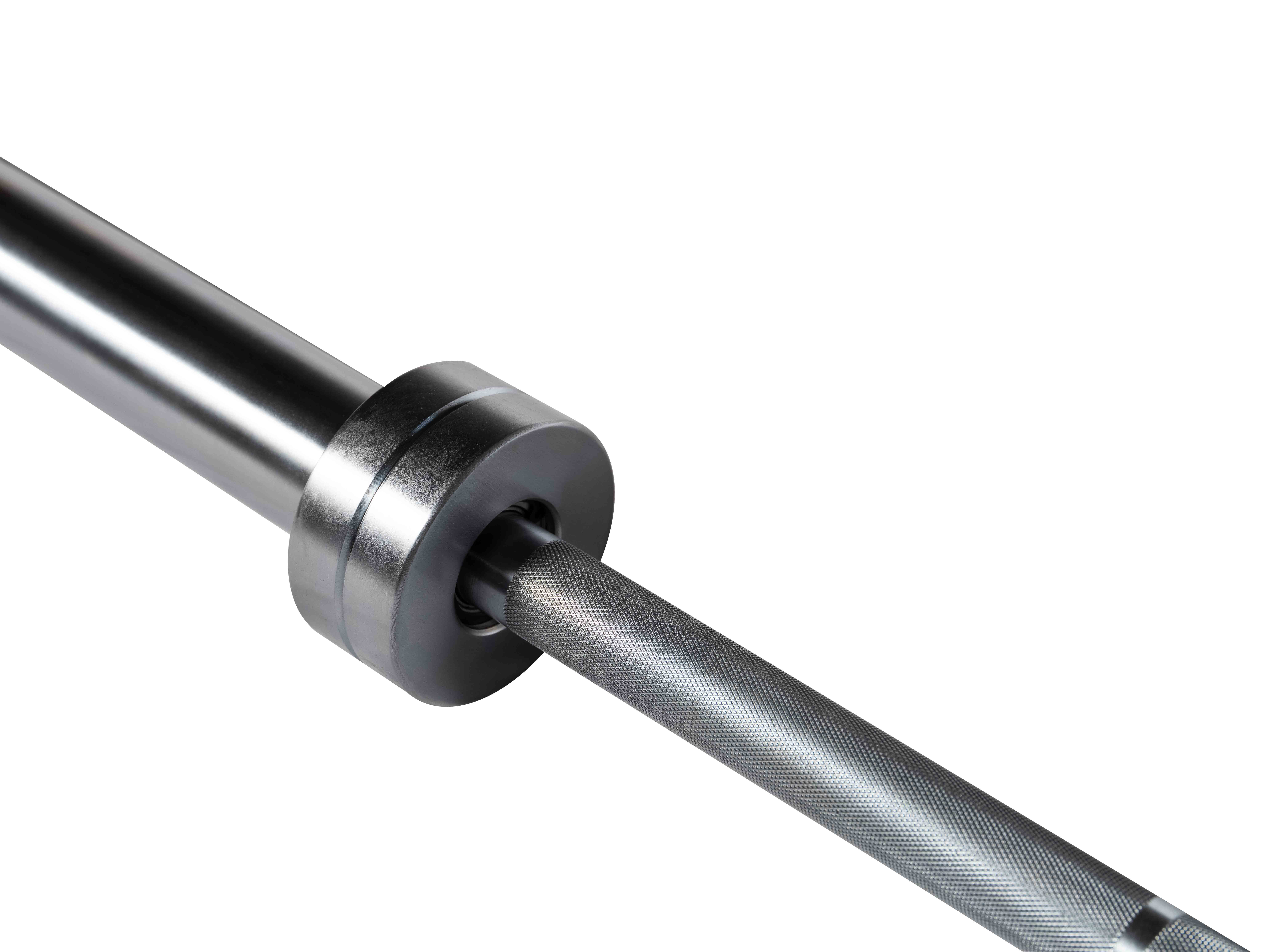 New York Men's North American Chrome Olympic Training Weight Bar – 28 mm, Needle Bearing, 44 lbs York Freeweight