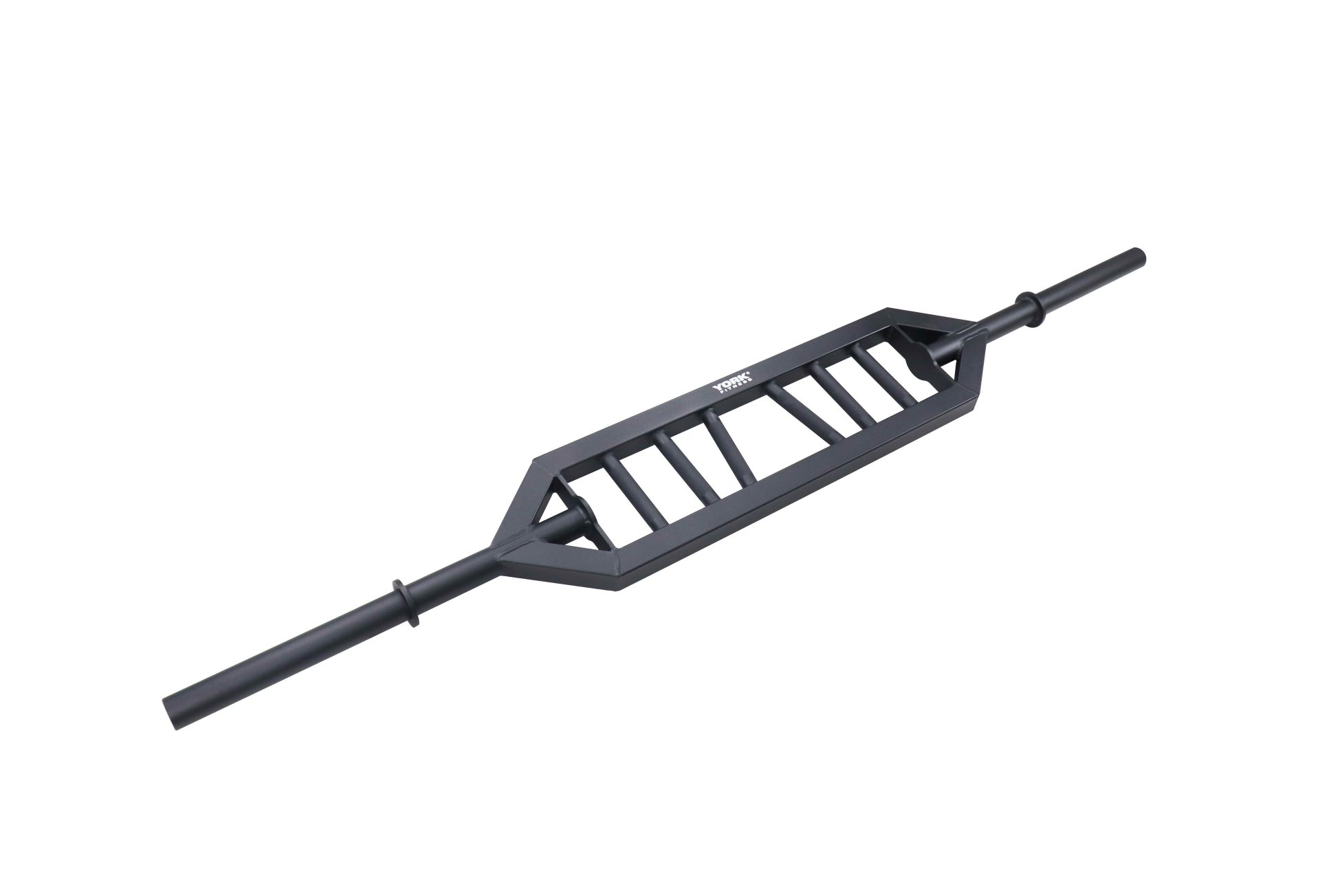 New York Multi-Grip Bar &ndash; Swiss Bar with Neutral & Angled Knurled Grips (42 lbs) York Freeweight