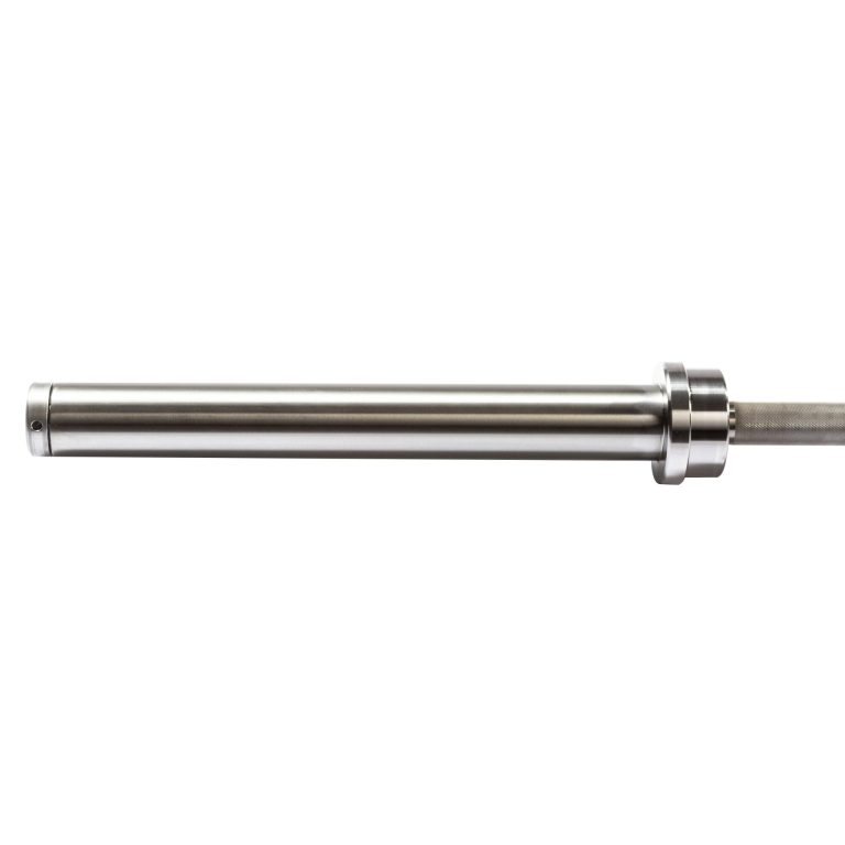 New York Broad Street Bar – 7' Bare Steel Power Bar, 1500 lb Test, 29 mm York Freeweight