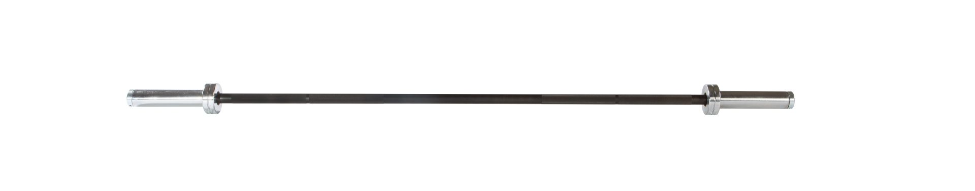 New York 6' International Black Oxide Olympic Bar – Aggressive Grip Strength Barbell York Freeweight