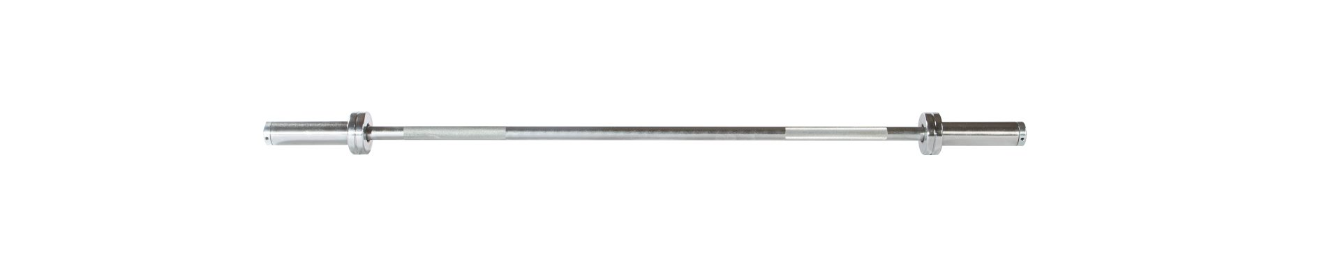 New York 5' International Chrome Olympic Weight Bar &ndash; 28mm | Compact Olympic Barbell York Freeweight