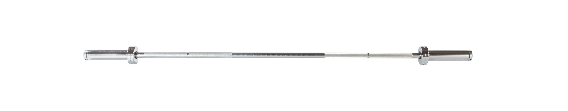 New York 6' International Chrome Olympic Bar – 28mm | Rigid 6-Foot Olympic Barbell York Freeweight