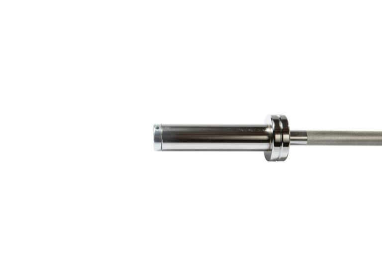 New York 6' International Chrome Olympic Bar – 28mm | Rigid 6-Foot Olympic Barbell York Freeweight