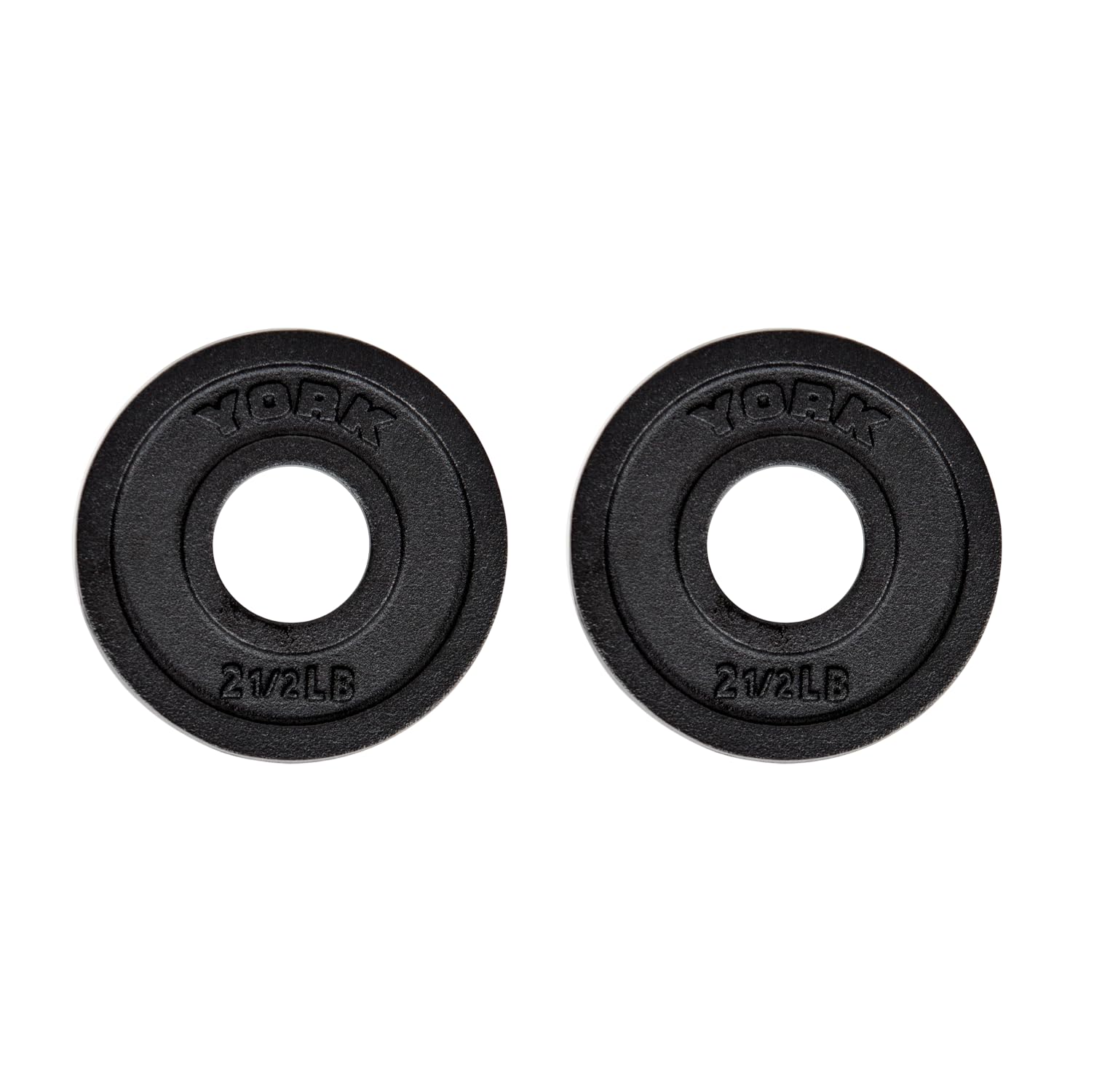 Barbell Cast Iron Olympic Weight Plates &ndash; 2.5 lb Pair | 2
