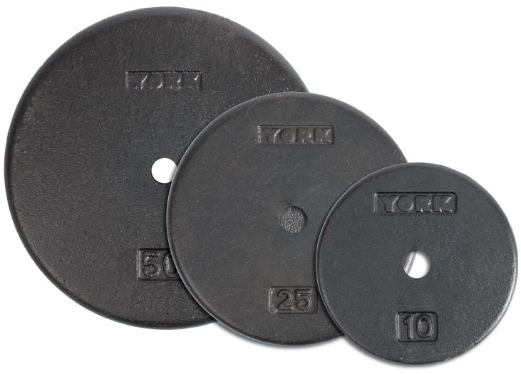 5 lb Standard Flat Pro Cast Iron Weight Plate &ndash; 1&Prime; Pancake Plate