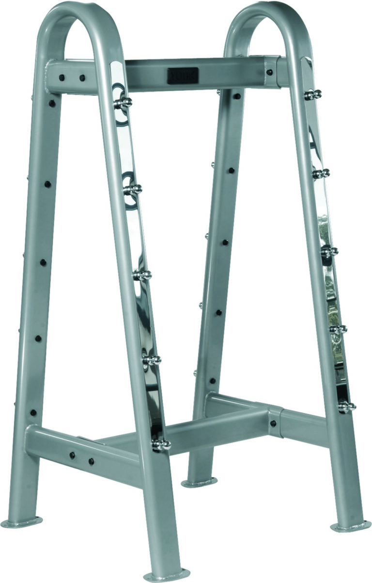 New York ETS Fixed Straight & Curl Barbell Rack &ndash; 10 Bar Storage Rack York Freeweight