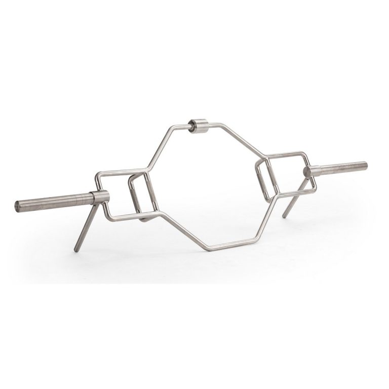 New York Multi Hex Deadlift / Shrug Bar with Rock & Rack Kickstand York Freeweight