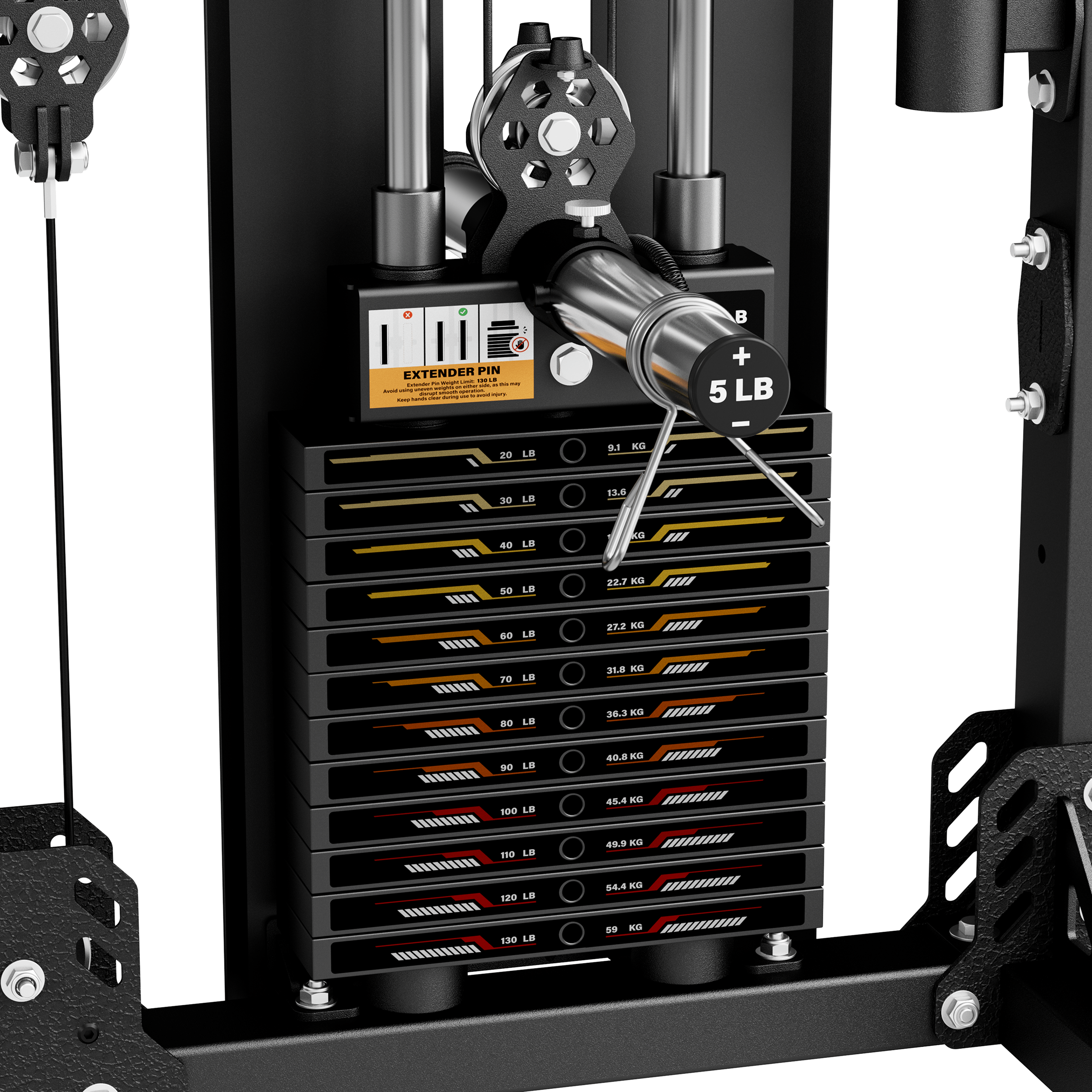 New Major Fitness Heritage Series B17 Flying Fortress All-In-One Functional Trainer with Smith Machine Strength System