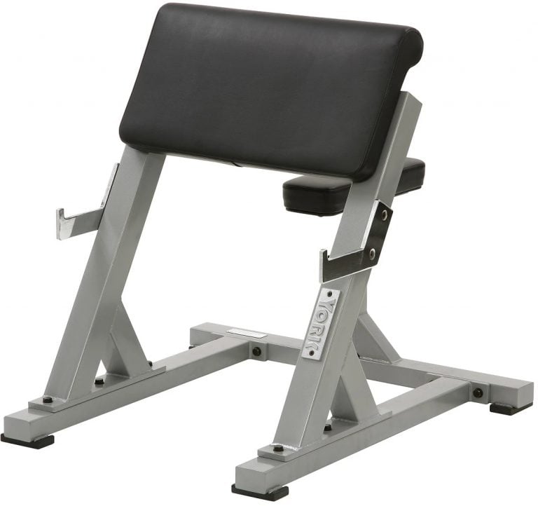New York STS Preacher Curl Machine Silver York Freeweight