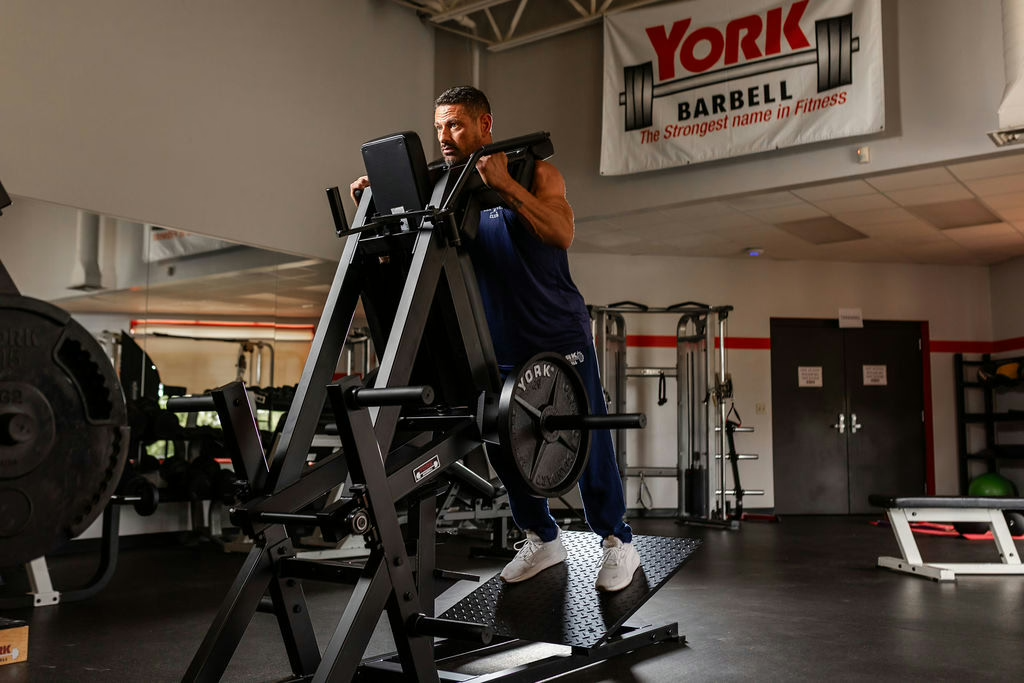 New York STS Power Front Squat Machine York Freeweight
