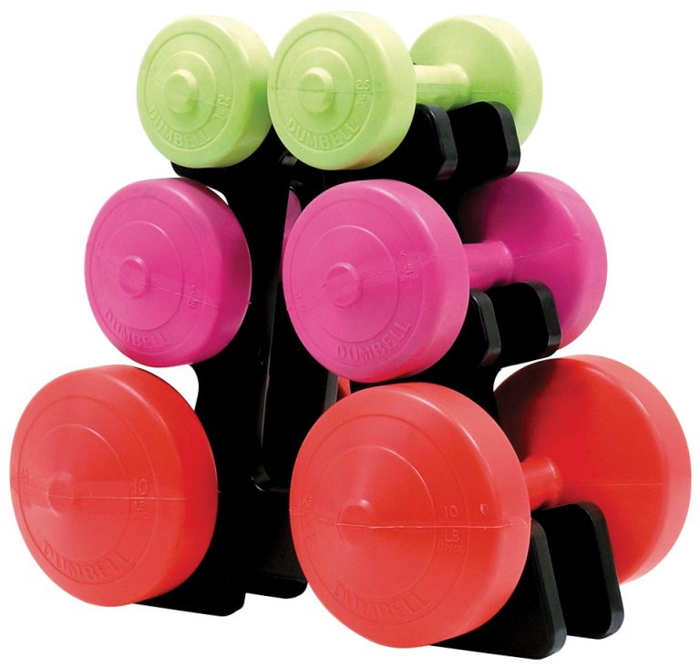 V36 Dumbbell Set with Tree & Exercise Chart