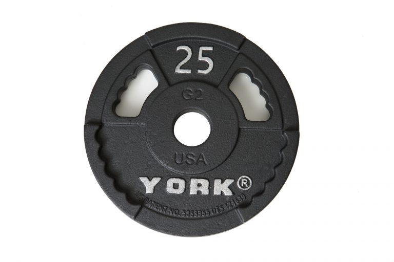 2&Prime; G-2 Cast Iron Olympic Weight Plate 25 lb