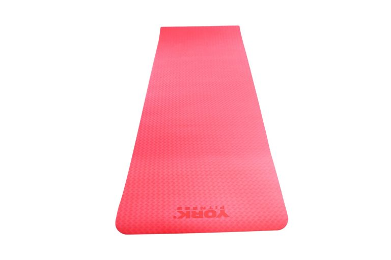 New York Yoga Mat Red Gray York Freeweight