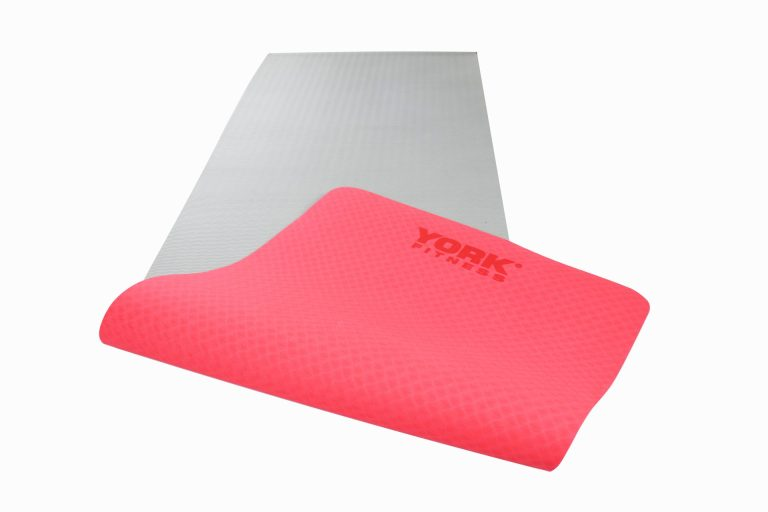 New York Yoga Mat Red Gray York Freeweight